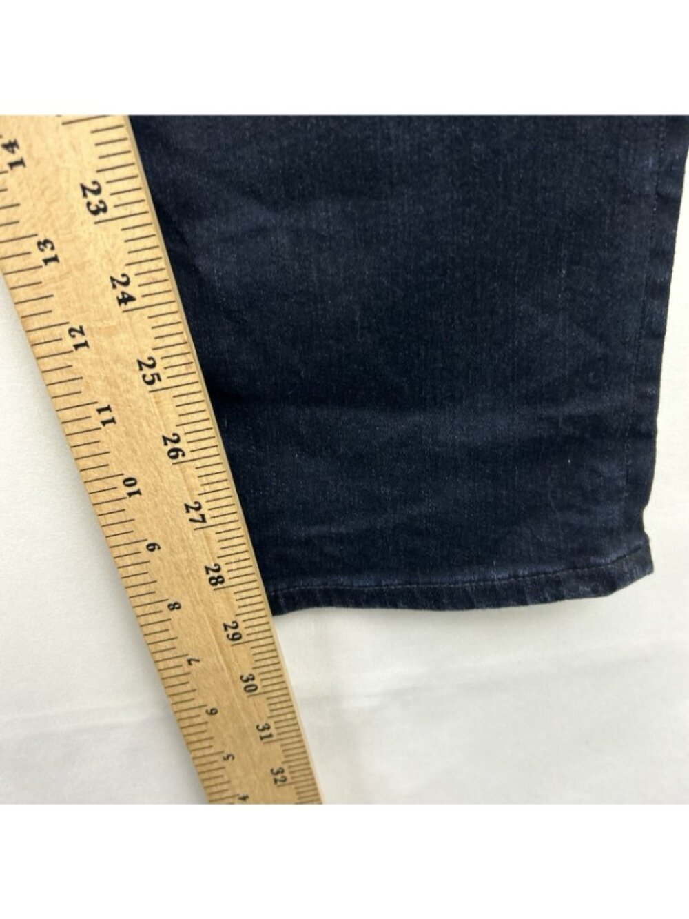 AG Adriano Goldschmied Mari High Rise Slim Straight Jeans Sz 31 Dark Wash Indigo - Picture 6 of 16